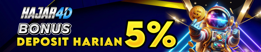 Bonus Deposit Harian 5% HAJAR4D